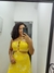 Vestido Amarelo na internet