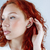 Brinco Ear Cuff Cravejado em Zircônia Verde Banhado a Ouro na internet