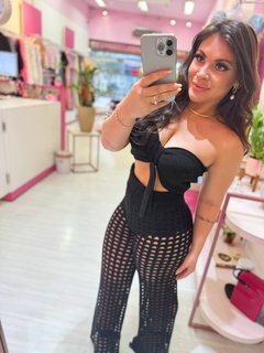 Conjunto calça e top Ana Julia - Diamante Rose | Moda feminina Esteio | Loja de roupas feminina