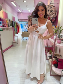 Vestido longo Elegância off