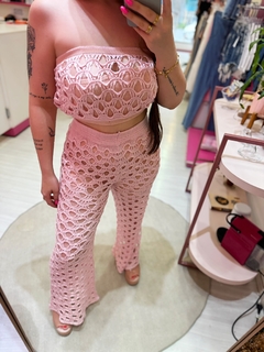 Conjunto calça e top Bia na internet