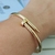 Bracelete Prego liso Banhado a Ouro 18K - comprar online