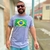 CAMISETA CUSTOM REGULAR ESTAMPADA BRASIL