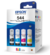 KIT Refil Tinta Original Epson Ecotank, L1110, L5190, L3110, L3150, T544, 544, 65ML cada (Preta, ciano, amarelo e magenta)