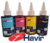 Kit 4 Cores de Refil Tinta Sublimática HAVIR