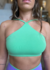 Top frente unica menta