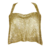 Cropped Top Tela Metálica Strass Brilhante Balada Com Forro - Pwear