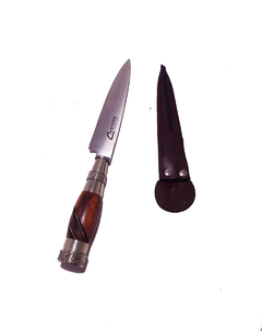 CUCHILLO CABO MADERA y ALPACA - comprar online