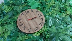 Relógio de Madeira - Tema Música - comprar online
