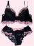 Conjunto SWEET - Com bojo (preto e rosa)