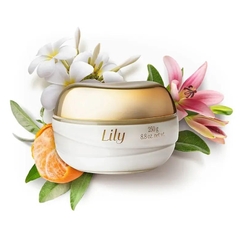 Creme Acetinado Hidratante Desodorante Corporal Lily 250g - comprar online