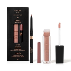 Lip Kit Rosé Essencial Eudora Glam by Camila Queiroz: Gloss Treat 5,4ml + Lapiseira Labial 350mg