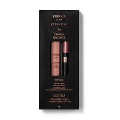 Lip Kit Rosé Essencial Eudora Glam by Camila Queiroz: Gloss Treat 5,4ml + Lapiseira Labial 350mg - comprar online