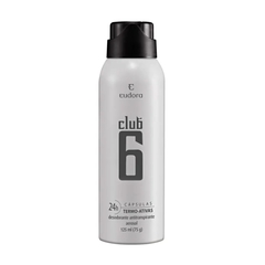 Club 6 Desodorante Antitranspirante Aerossol Masculino 125ml