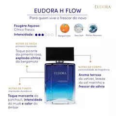 Eudora H Flow Desodorante Colônia 100ml - comprar online