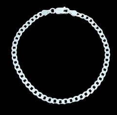 Pulseira Grumett Prata 925 4mm