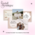 Set de 30 plantillas para posts de Instagram editables en Canva // Colección Iana