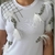 Blusa bordada com plumas - comprar online