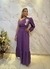 VESTIDO LINHO ROXO