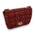 Bolsa Feminina Pequena Tweed Cereja