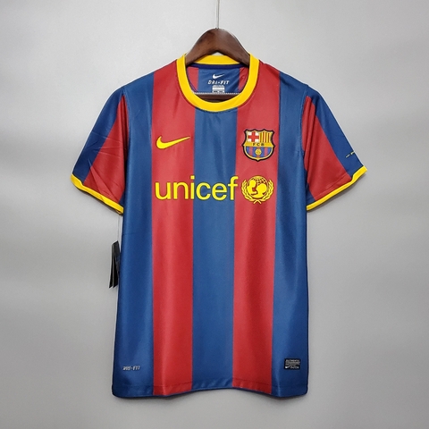 Camisa Retrô Barcelona 14/15 Home Nike - Vermelho+Azul