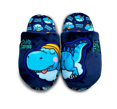 Pantufla Dinosaurio Azul