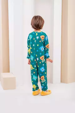 Macacão Dinossauro - Verde - Meu Pijama