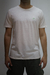 Camiseta Minimalista 2ag Off-White, bordada em verde - 2ag