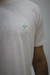 Camiseta Minimalista 2ag Off-White, bordada em verde na internet