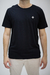 Camiseta Minimalista 2ag Preta, bordada em creme na internet