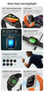 Relógio Inteligente Full-Touch, Chamada Bluetooth, 1.96, Tela Grande na internet