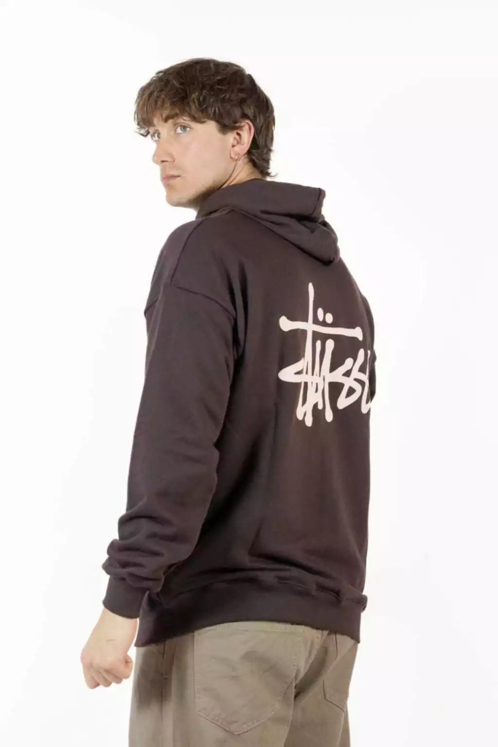 CANGURO OVERSIZE STUSSY CHOCOLATE OSCURO