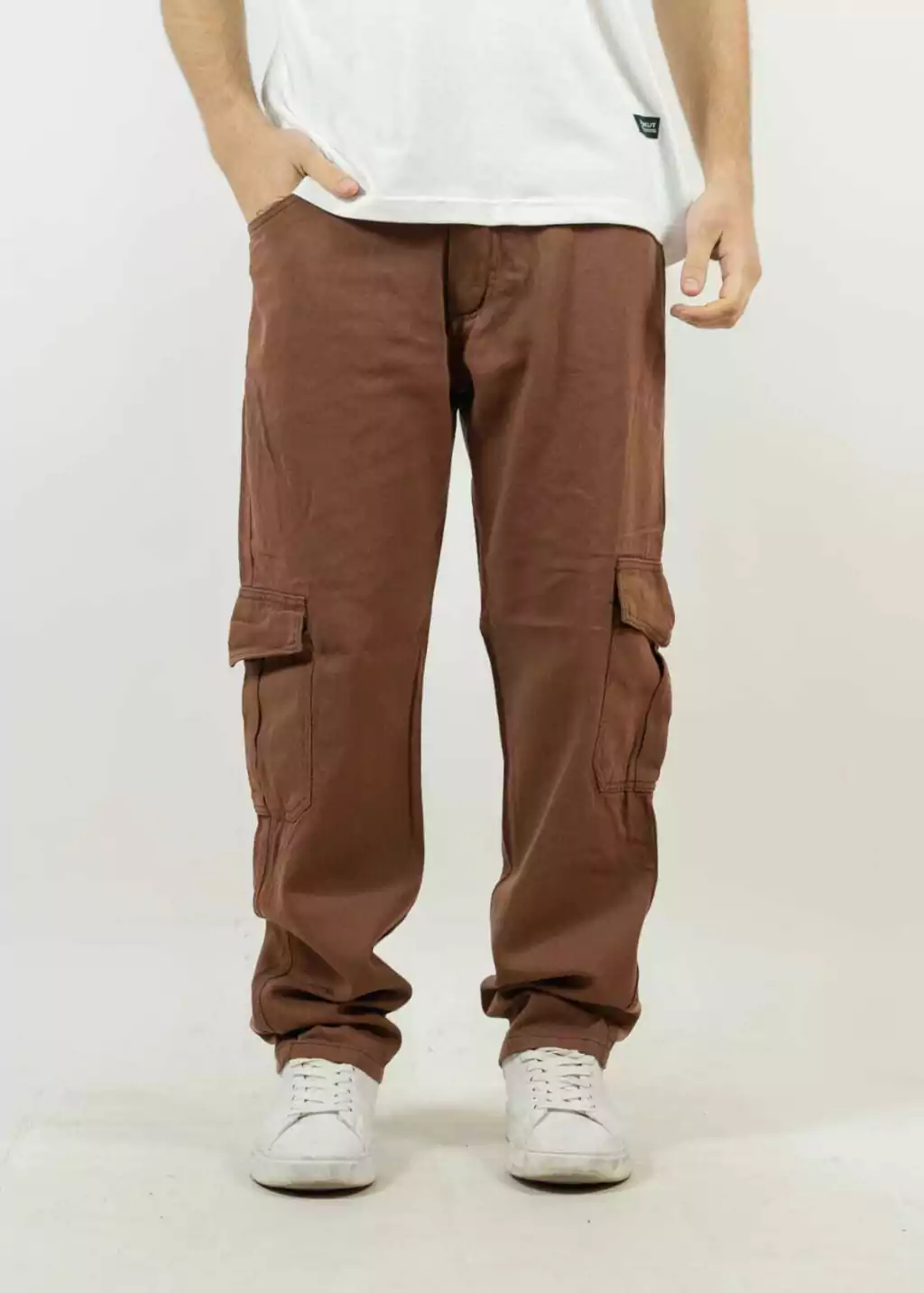 CARGO GABARDINA CHOCOLATE