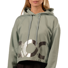 Aca Sudadera de Mujer Verde Olivo - Boleros Padel Store