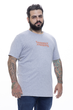 Camiseta Masculina Plus Size Estampada Summer - comprar online