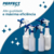 5 PULVERIZADORES FRASCO BORRIFADOR SPRAY 1L PERFECT PRO - Chegou