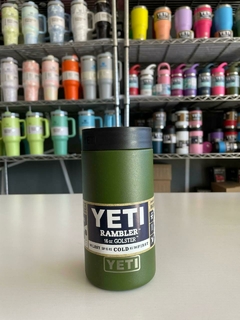 Porta Latas Yeti Rambler Colster 16 oz VERDE MILITAR Tall - Varios Colores