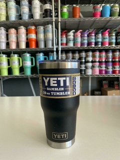 TERMO YETI 30OZ COLOR NEGRO sin asa - Variedad de colores