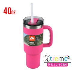 Taza de vacío de acero inoxidable, taza térmica de 40 oz con aislamiento en frío, taza de café, taza térmica compacta y ligera