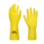 Luva Verniz Silver Amarelo - Multiuso Reforçada - M - Limpcorp - Fornecedora de materiais de limpeza e higiene