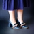 Sapato Feminino Salto Grosso Alto Em Couro Estilo Retrô Vintage FC4911 - comprar online