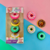 Borracha Donuts Holic Fofurices c/4 - Tris - Bazar Central | Papelaria & Artesanato