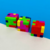 Borracha Cubo Tetris 6 em 1 - Brw