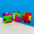 Borracha Cubo Tetris 6 em 1 - Brw - loja online