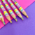 Lápis de Cor Jumbo Rainbow Multicolorido Pastel - Tris na internet
