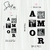 Kit Amor - 3 Placas Decorativas + 4 Letras - comprar online