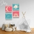 Kit Boho Menina - 4 Placas Decorativas