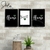 Kit Home Sweet Home - 3 Placas Decorativas