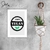 Placa Decorativa 100% Vegan