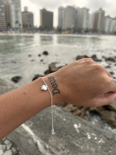 Pulseira Berloque Coração Prata 925 - comprar online